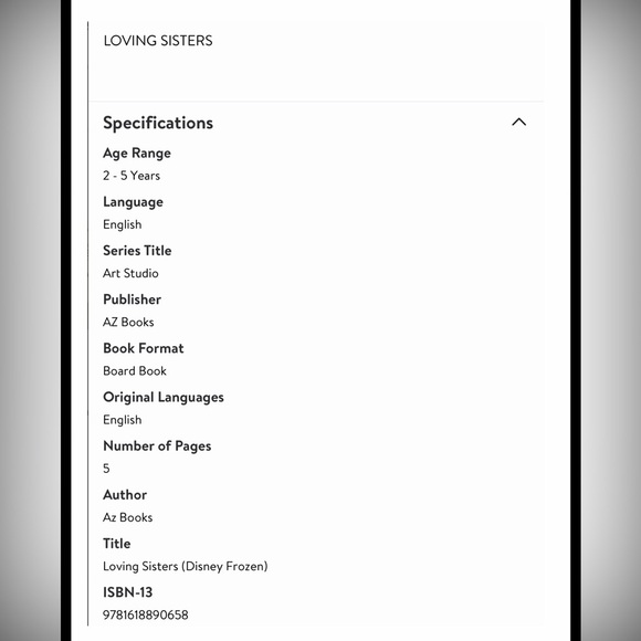 Disney Frozen Pop Up Book Loving Sisters Cartoon NEW in Sealed Packaging NWT - Picture 3 of 11